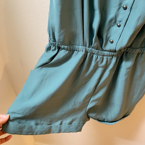 Urban Outfitters ‘Kimchi Blue’ Teal Romper size S - Picture 2 of 4